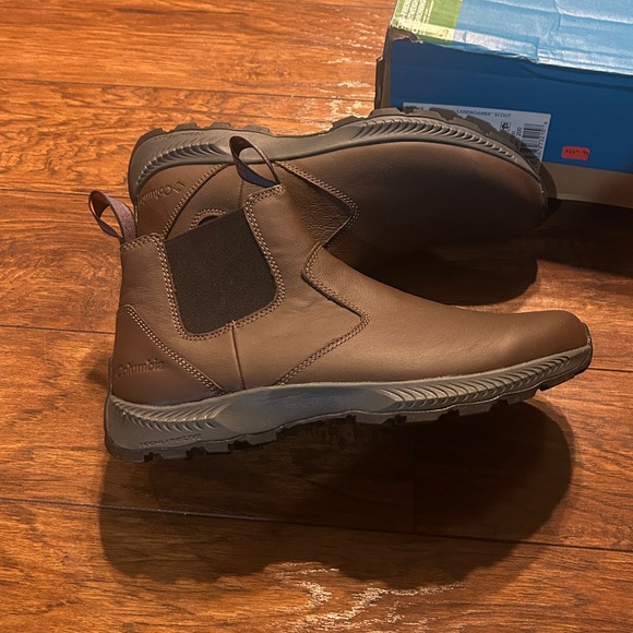 Men Columbia Landroamer  Espresso II Warp Red Scout Leather new in box Size 11.5 - Picture 6 of 10